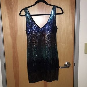 Sequin mini dress